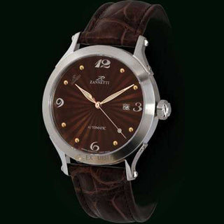 Zannetti Regent Steel Automatic Brown Enamel