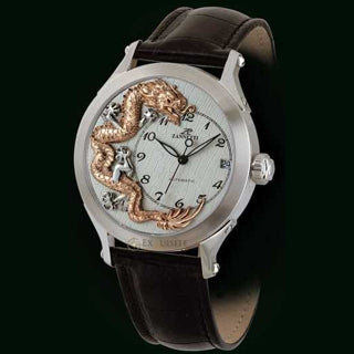 Zannetti Regent Dragon Bas-Relief White