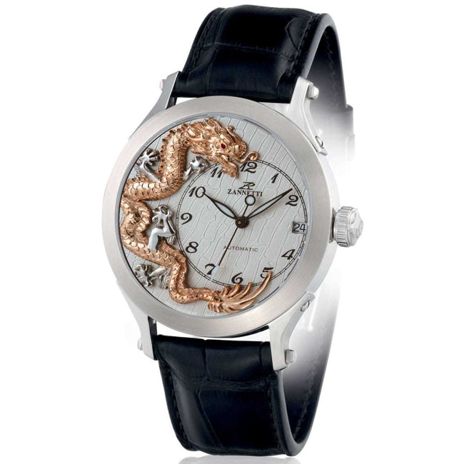 Zannetti Regent Dragon Bas-Relief White