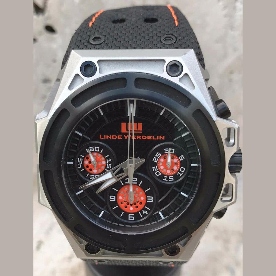 Linde Werdelin Spidospeed Black Orange Chronograph