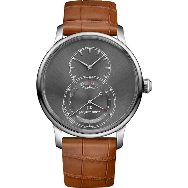 Jaquet Droz Grande Seconde Quantieme Satin-Brushed Anthracite