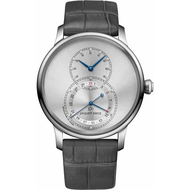 Jaquet Droz Grande Seconde Quantieme Satin-Brushed Gray