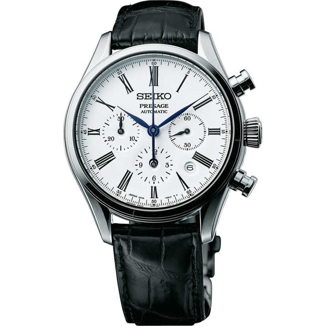 Seiko Presage Enamel Automatic Chronograph SRQ023
