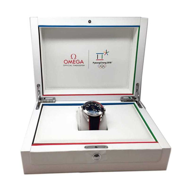 Omega Seamaster Pyeongchang Limited Edition Blue and Red