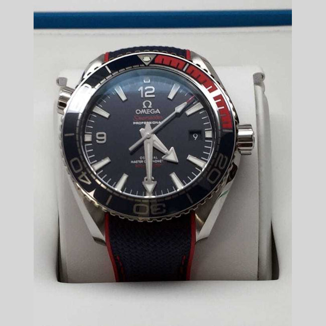 Omega Seamaster Pyeongchang Limited Edition Blue and Red