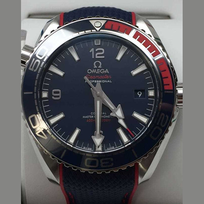 Omega Seamaster Pyeongchang Limited Edition Blue and Red