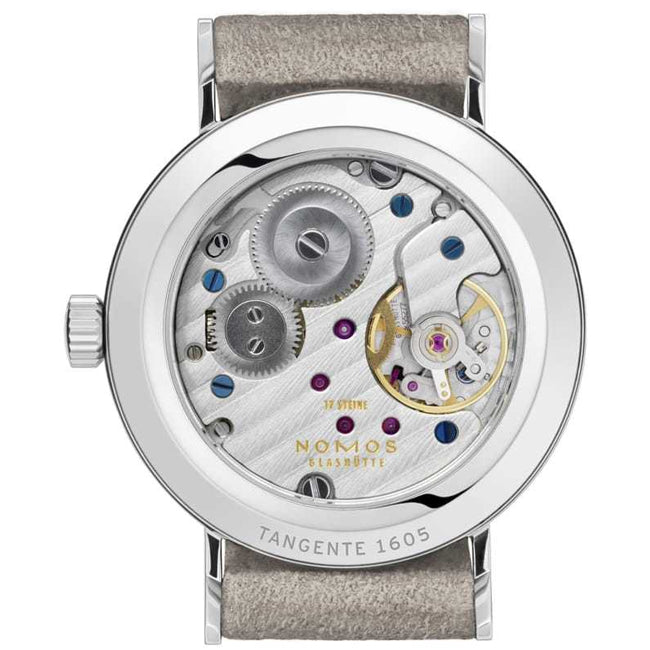 NOMOS Glashütte Tangente 33 Champagne Sapphire Back