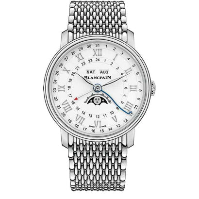Blancpain Villeret Quantieme Complet GMT Steel on Bracelet 6676 1127 MMB