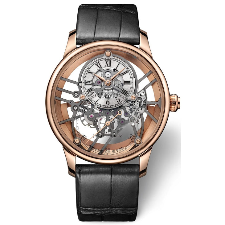 Jaquet Droz Grande Seconde Skelet-One Red Gold Sapphire