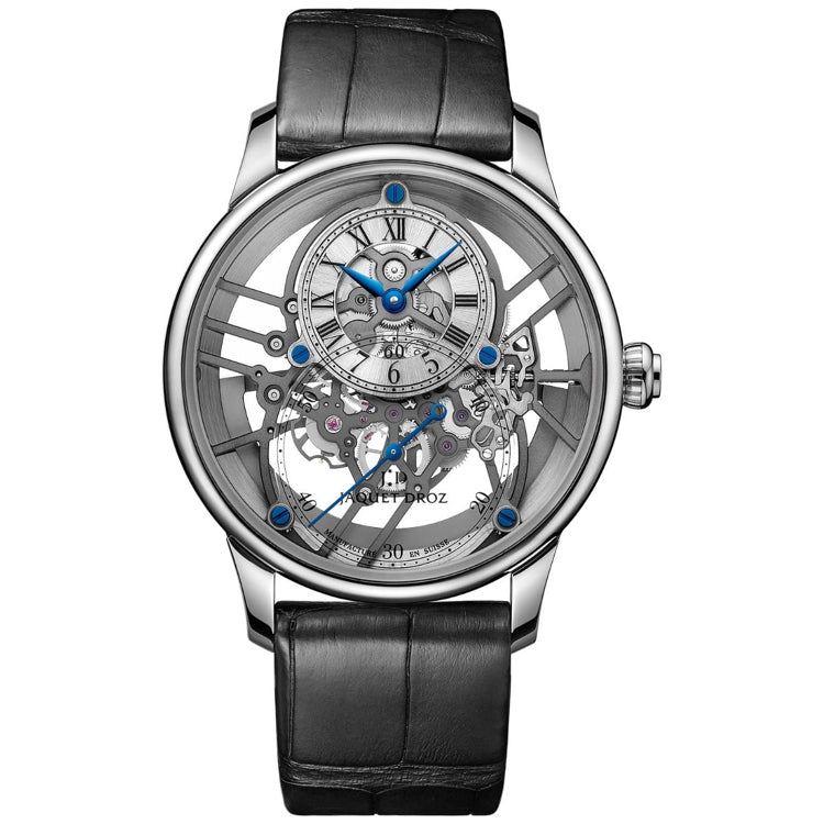 Jaquet Droz Grande Seconde Skelet-One White Gold Sapphire