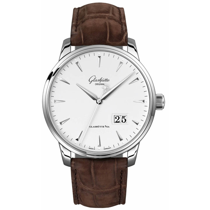 Glashütte Original Senator Excellence Panorama Date White Dial 1-36-03-05-02-02