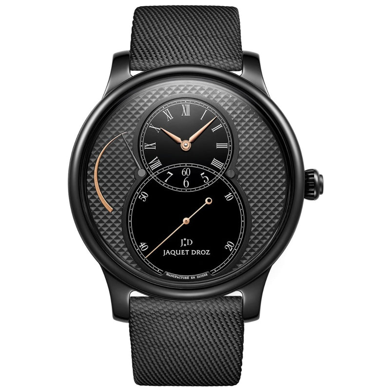 Jaquet Droz Grande Seconde Power Reserve Clous De Paris 44mm Black