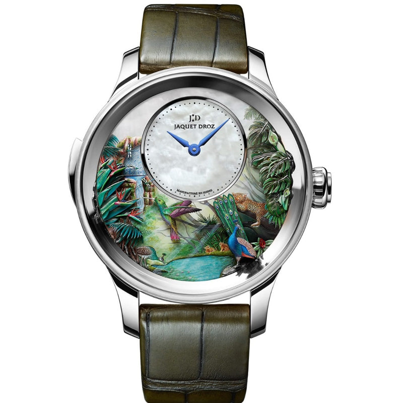 Jaquet Droz Tropical Bird Repeater White Gold