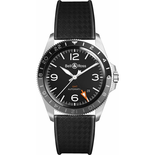 Bell & Ross V2-93 GMT 24H on Strap
