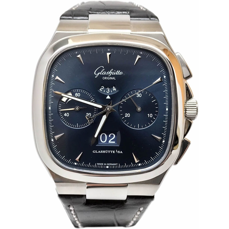Glashütte Original Seventies Panorama Date Chronograph 1-37-02-03-02-30