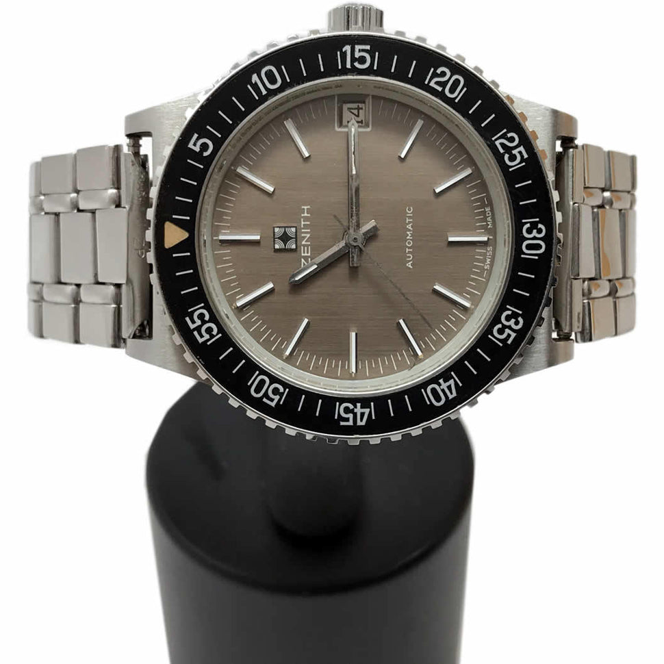 1960's Zenith Diving Watch with Gay Freres Bracelet