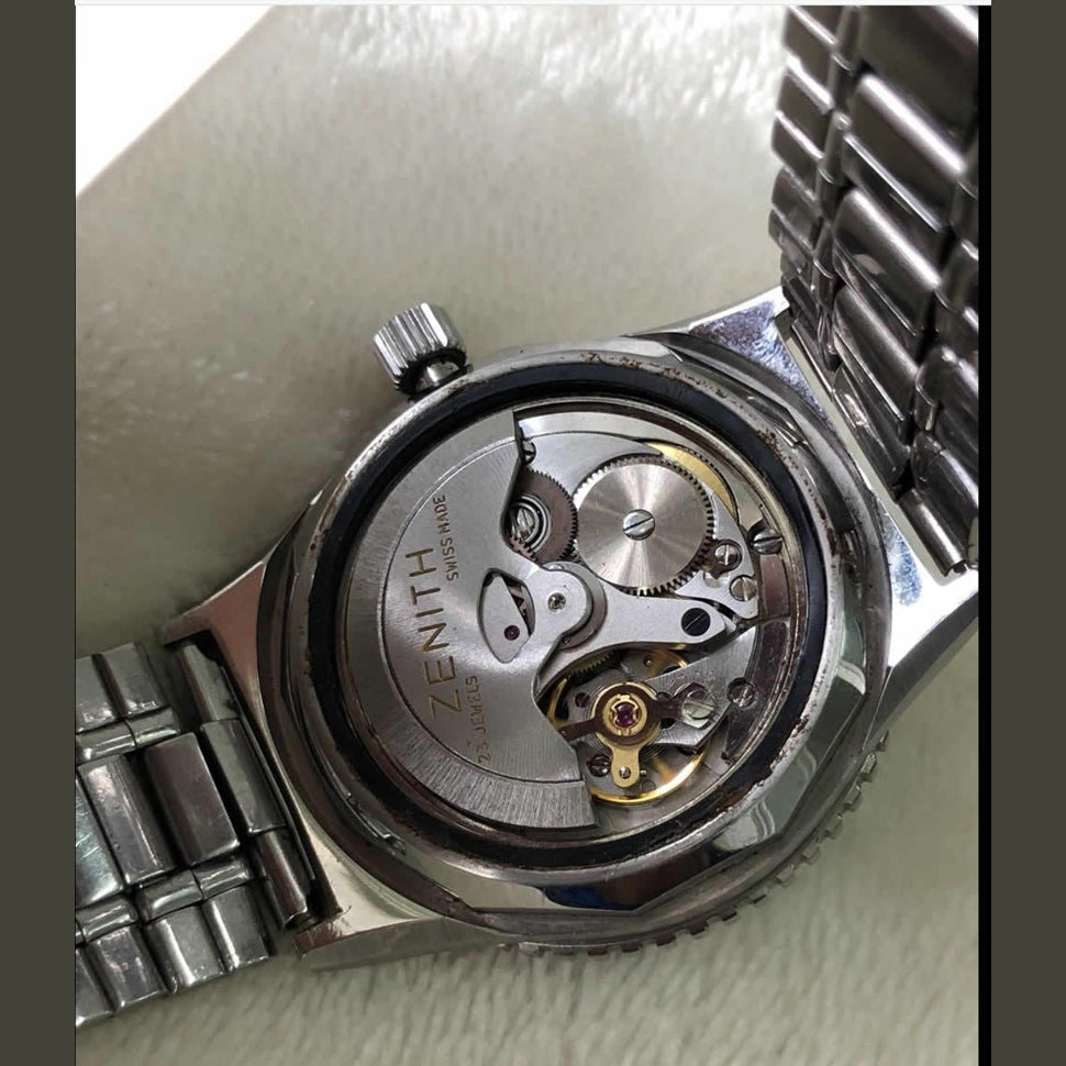 1960's Zenith Diving Watch with Gay Freres Bracelet