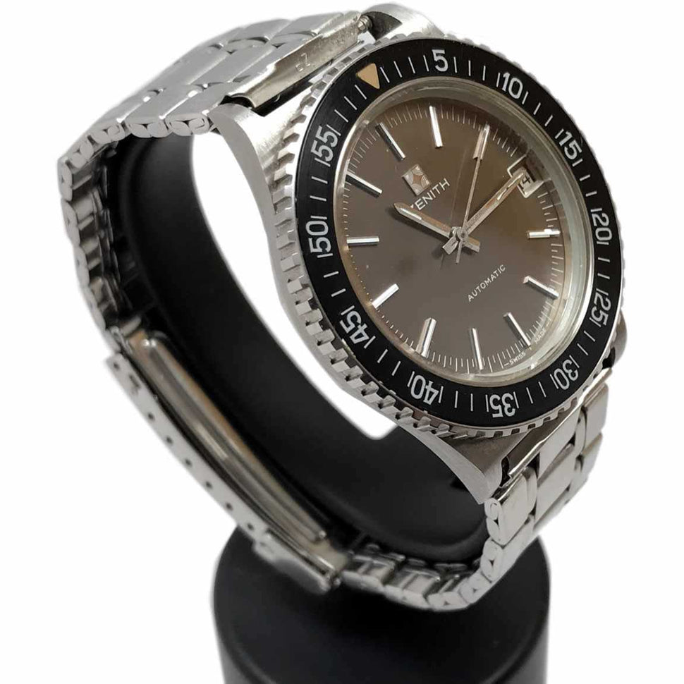 1960's Zenith Diving Watch with Gay Freres Bracelet