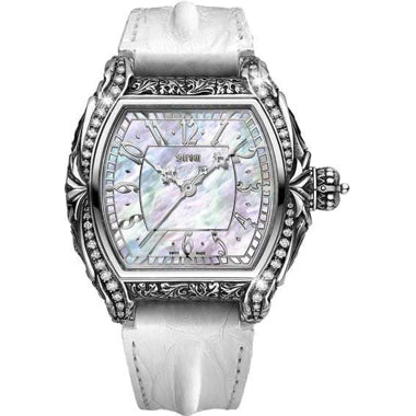 Strom Agonium Draco Silver Diamond Bezel