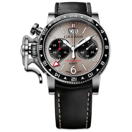 Graham Chronofighter Vintage GMT Grey Dial