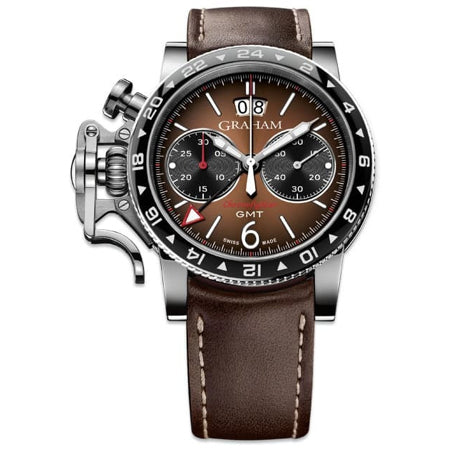 Graham Chronofighter Vintage GMT Brown Dial