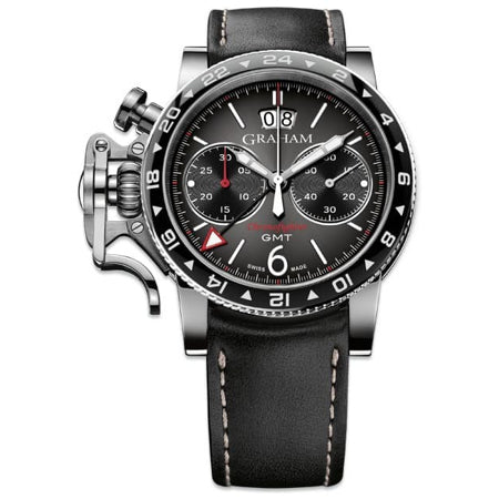 Graham Chronofighter Vintage GMT Grey Dial