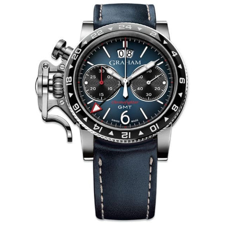 Graham Chronofighter Vintage GMT Blue Dial