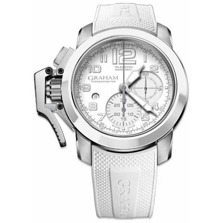 Graham Chronofighter Black & White Steel