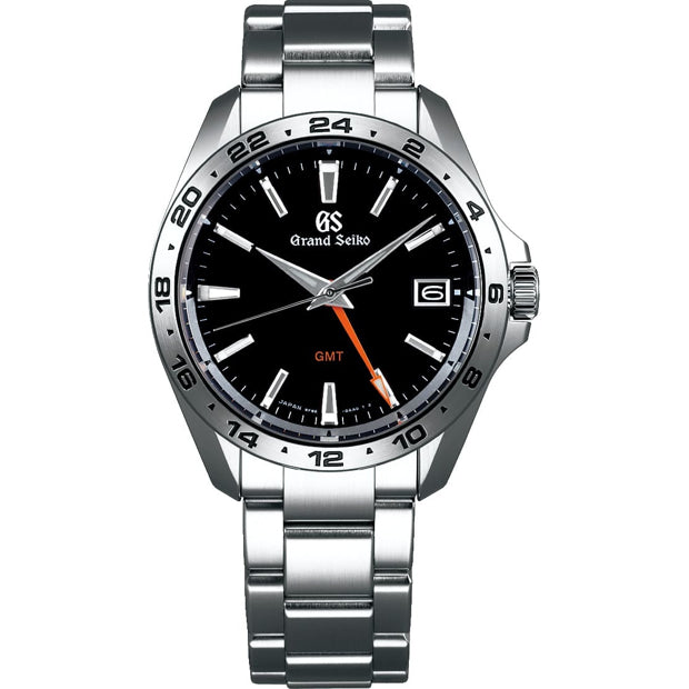 Grand Seiko Sports SBGN003 GMT Black Dial Quartz