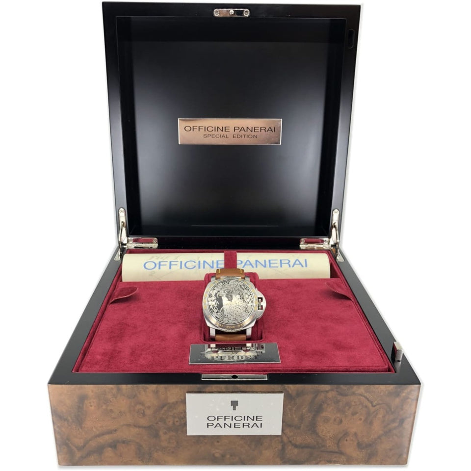 Panerai Luminor Sealand for Purdey "Hawk" Pam00818 Limited Edition