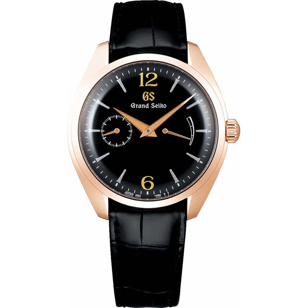 Grand Seiko Elegance SBGK004 Black Dial Rose Gold Case