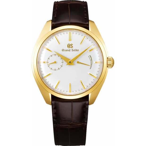 Grand Seiko Elegance SBGK006 White Dial Yellow Gold Case