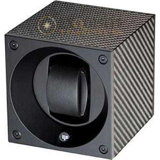 Swiss Kubik Watch Winder Single Black Carbon Fibre