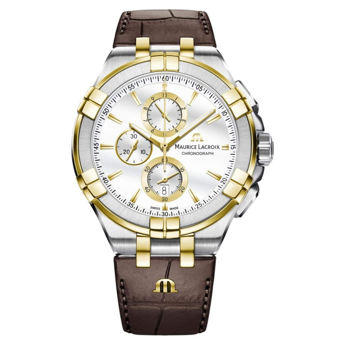 Maurice Lacroix Aikon Chronograph Steel Yellow Gold AI1018-PVY11-132-1