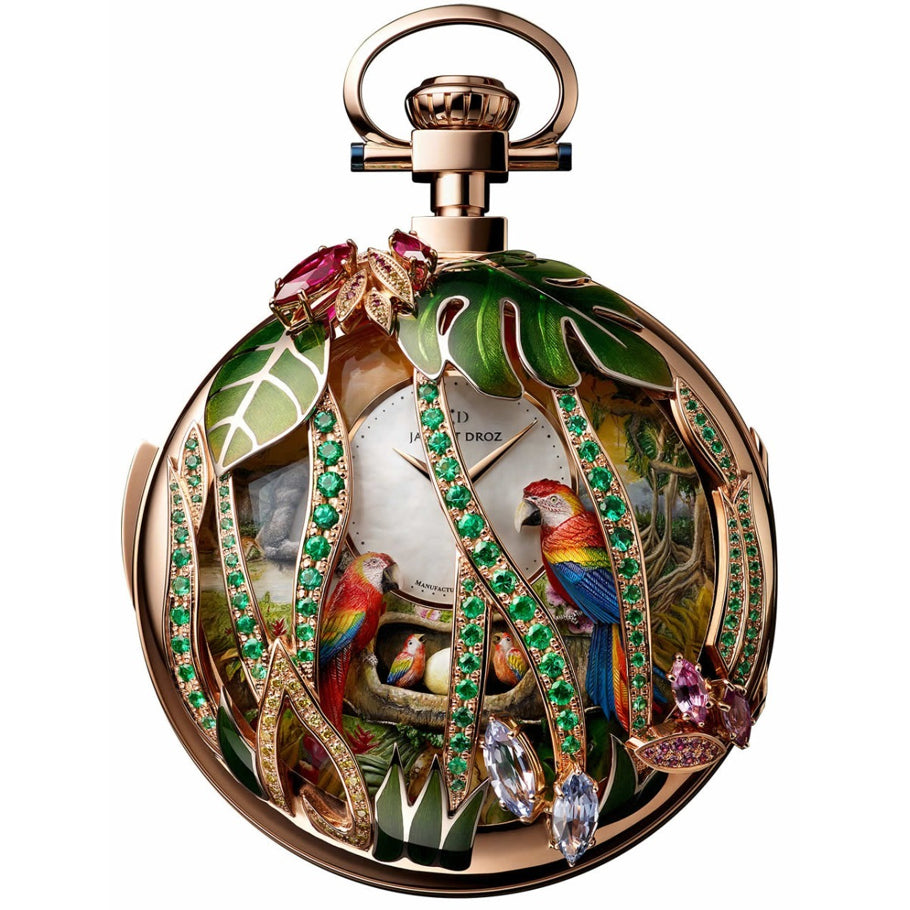 Parrot Repeater Pocket Watch