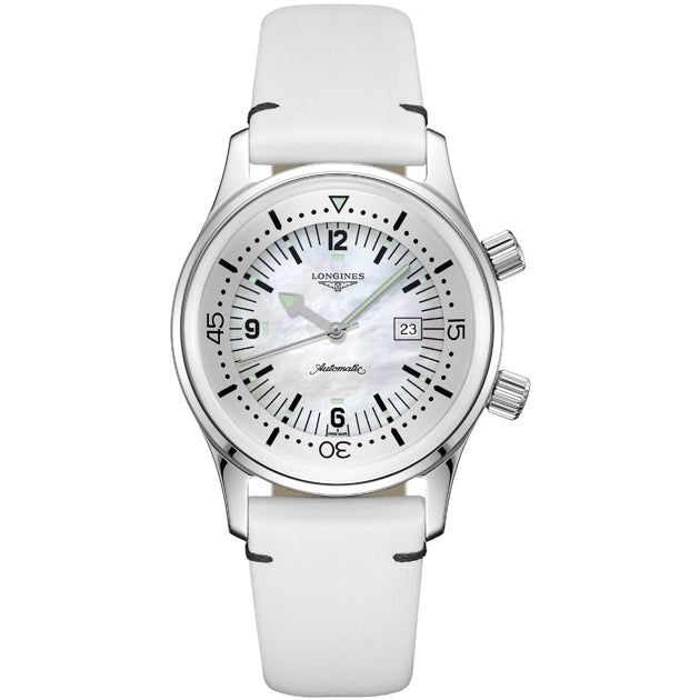 Longines Legend Diver Watch MOP Dial