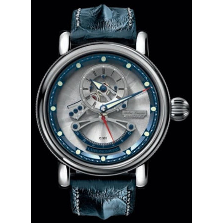 Chronoswiss Flying Grand Regulator Open Gear ReSec Silver Blue