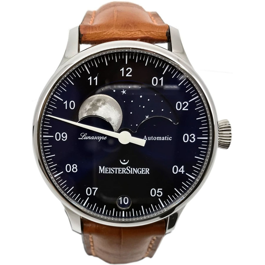 MeisterSinger Lunascope Blue Dial LS908