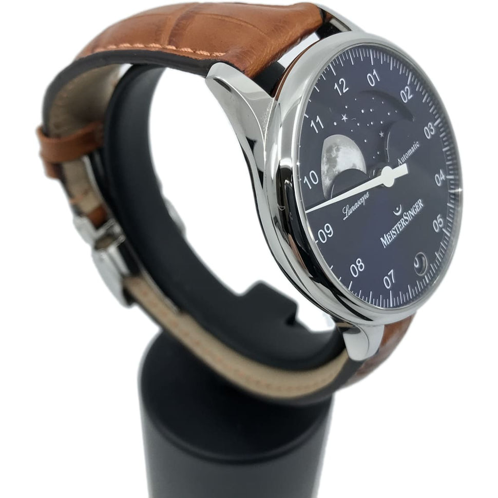 MeisterSinger Lunascope Blue Dial LS908
