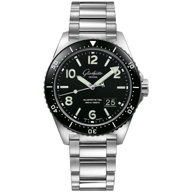 Glashütte Original SeaQ Panorama Date on Bracelet