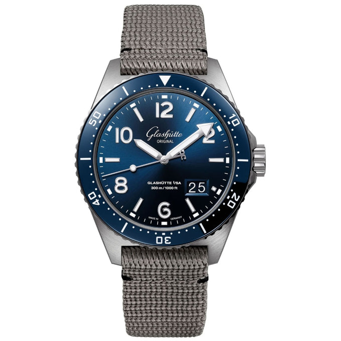 Glashütte Original SeaQ Panorama Date Blue Dial