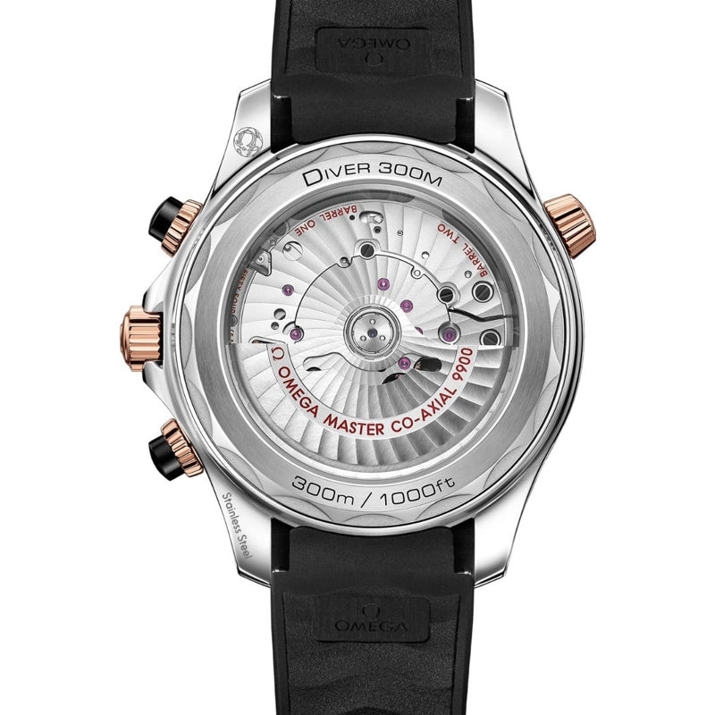 Omega Seamaster Diver 300m Master Chronometer Chronometer Steel and Gold