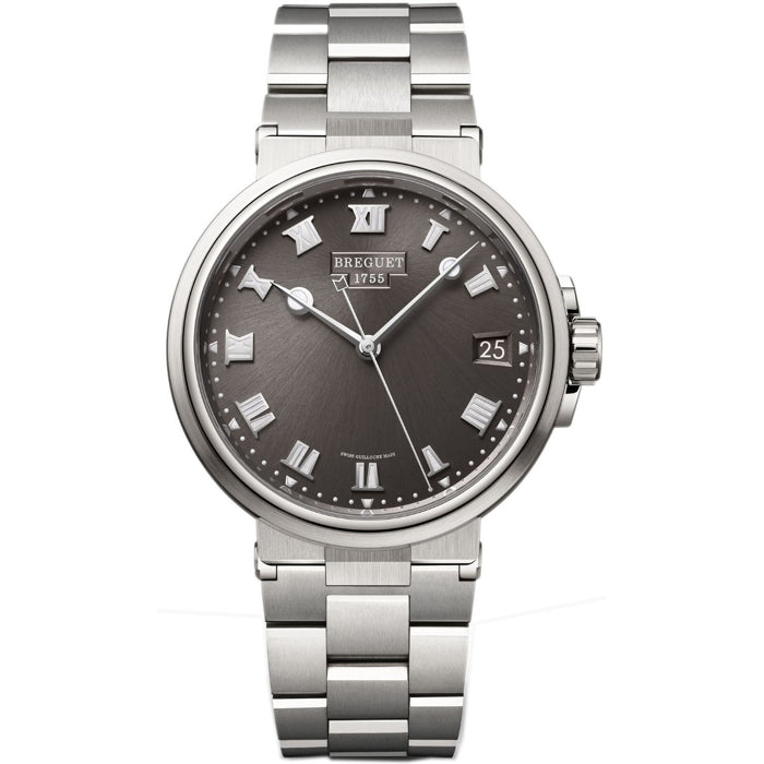 Breguet Marine 5517TI/G2/TZ0 Grey Dial on Bracelet