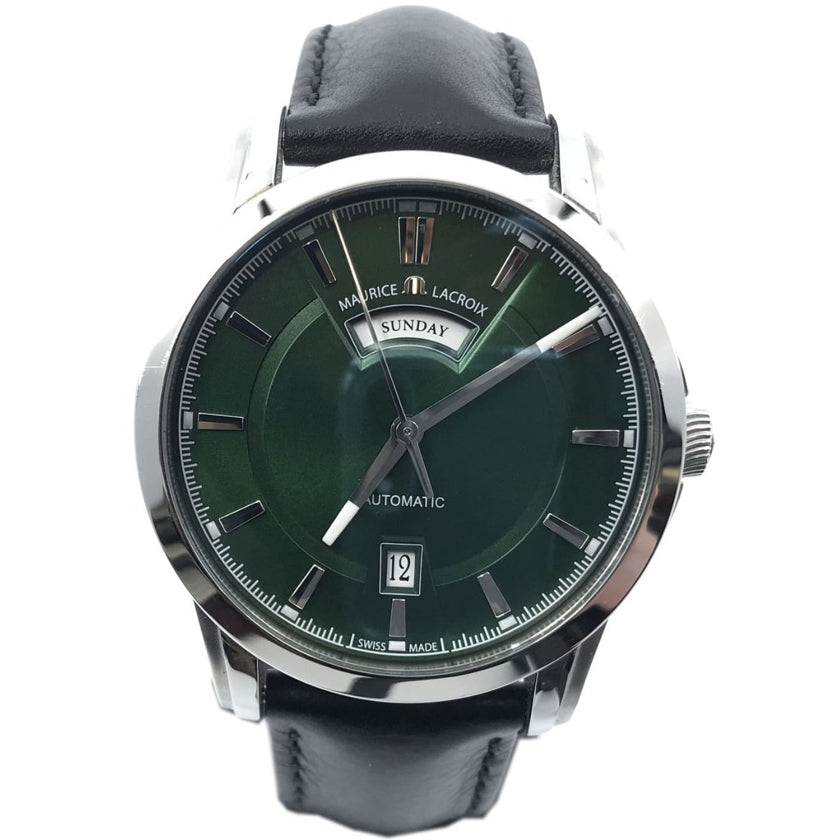 Maurice Lacroix Pontos Day Date Green Dial