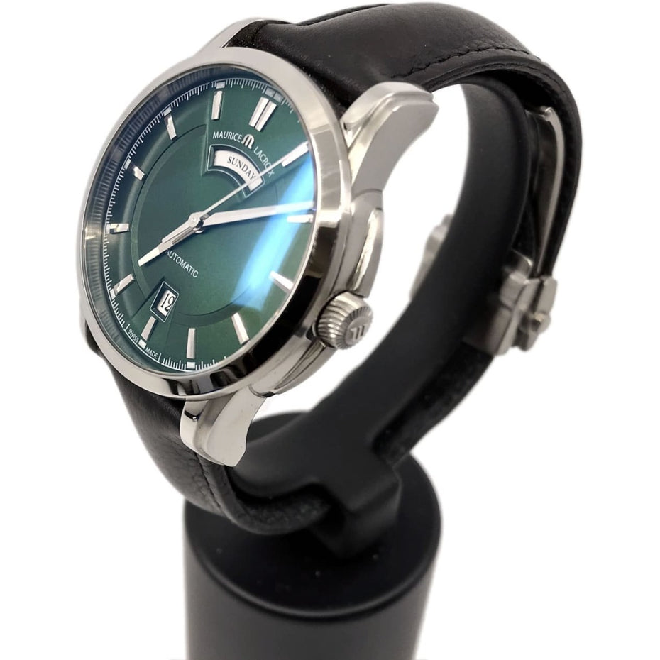 Maurice Lacroix Pontos Day Date Green Dial
