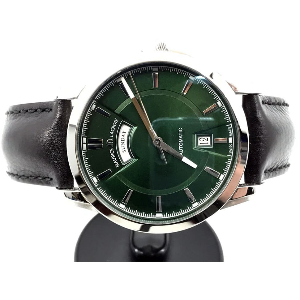 Maurice Lacroix Pontos Day Date Green Dial