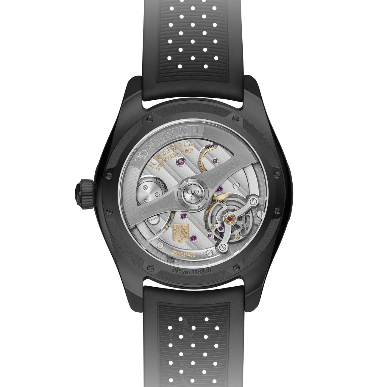 H. Moser & Cie. Pioneer Centre Seconds Funky Blue Black Edition
