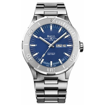 Ball Roadmaster Skipper Day Date Blue 40mm