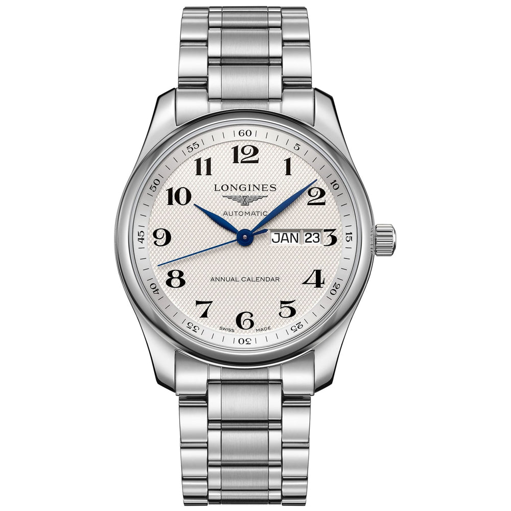 Longines Master Silver Barleycorn L2.910.4.78.6 on Bracelet