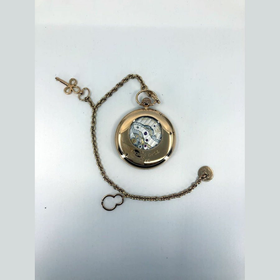Jaquet Droz Pocket Watch Paillonee